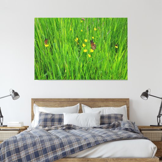Stretched Canvas Print (Insitu (Slaapkamer))