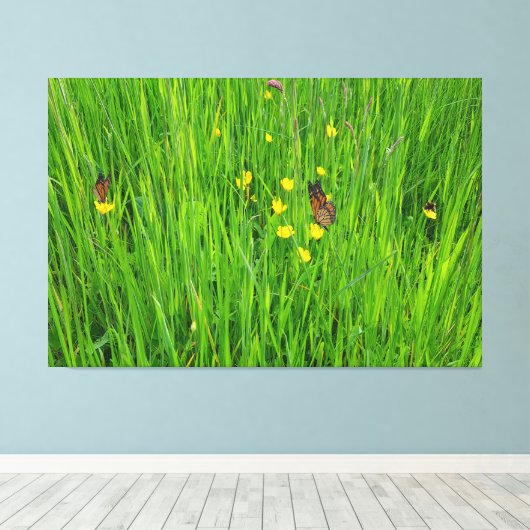 Stretched Canvas Print (Insitu (Houten vloer))