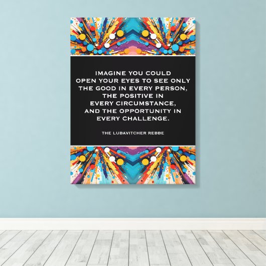 Stretched Canvas Print (Insitu (Houten vloer))