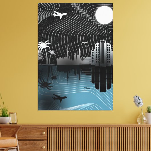 Stretched Canvas Print (Insitu (Woonkamer))
