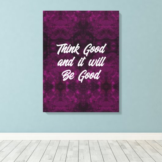 Stretched Canvas Print (Insitu (Houten vloer))