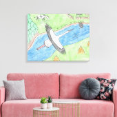 Stretched Canvas Print (Insitu (Woonkamer))