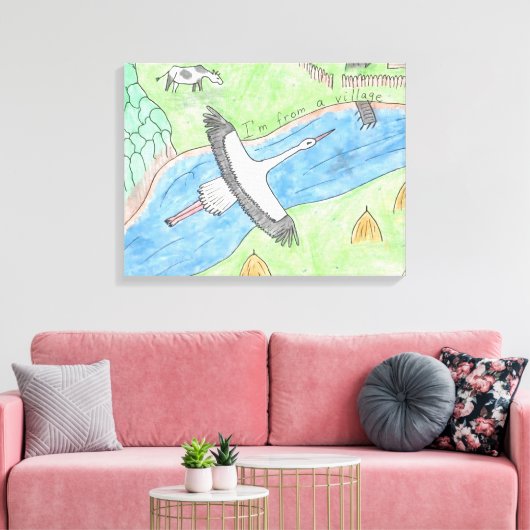 Stretched Canvas Print (Insitu (Woonkamer))