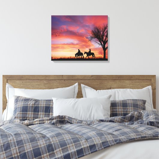 Stretched Canvas Print (Insitu (Slaapkamer))