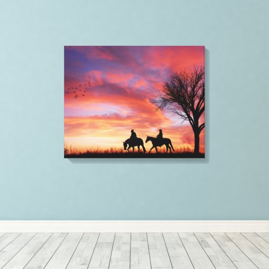 Stretched Canvas Print (Insitu (Houten vloer))