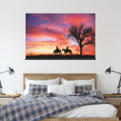 Stretched Canvas Print (Insitu (Slaapkamer))