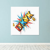 Stretched Canvas Print (Insitu (Houten vloer))