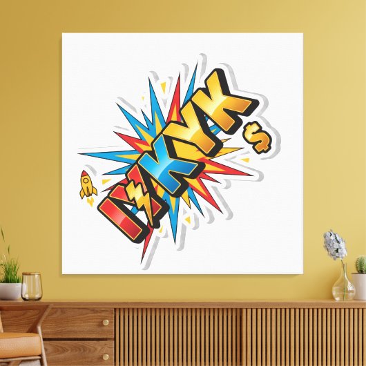 Stretched Canvas Print (Insitu (Woonkamer))