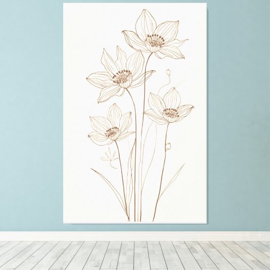 Stretched Canvas Print (Insitu (Houten vloer))