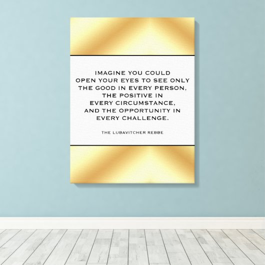 Stretched Canvas Print (Insitu (Houten vloer))