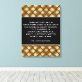 Stretched Canvas Print (Insitu (Houten vloer))