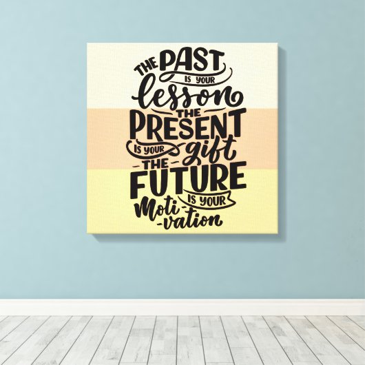 Stretched Canvas Print (Insitu (Houten vloer))