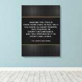 Stretched Canvas Print (Insitu (Houten vloer))