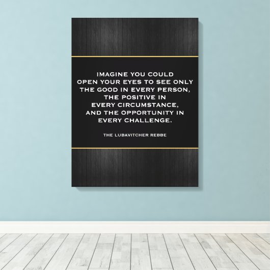 Stretched Canvas Print (Insitu (Houten vloer))