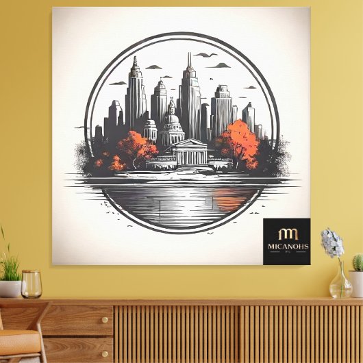 Stretched Canvas Print 1 (Insitu (Woonkamer))