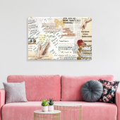 Stretched Canvas Print | aesthetic vintage gift (Insitu (Woonkamer))