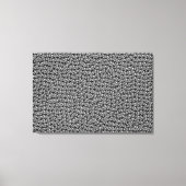 Stretched Canvas Print - Drukke geest door DM (Voorkant)