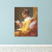 Stretched Canvas Print, gallery art c.1769 Afdruk (Insitu (Houten vloer))