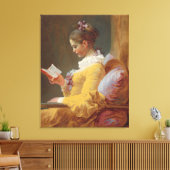 Stretched Canvas Print, gallery art c.1769 Afdruk (Insitu (Woonkamer))
