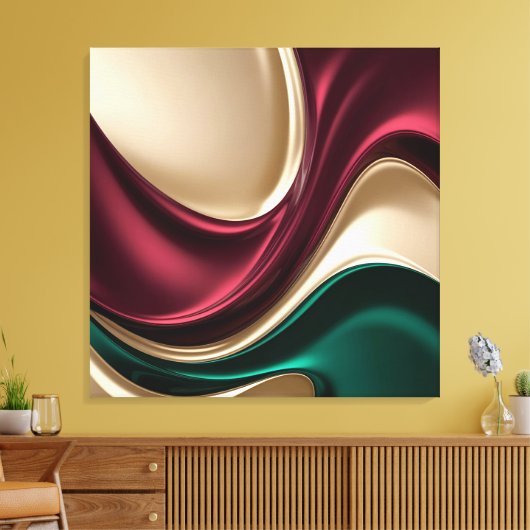 Stretched canvas print in stylish graphic (Insitu (Woonkamer))