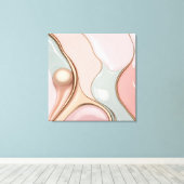 Stretched canvas print in stylish graphic (Insitu (Houten vloer))