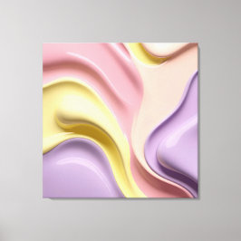 Stretched canvas print in stylish graphic