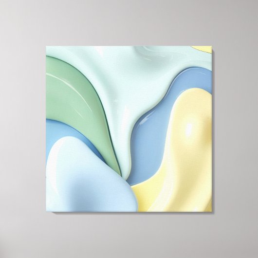 Stretched canvas print in stylish graphic (Voorkant)