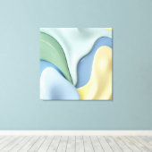 Stretched canvas print in stylish graphic (Insitu (Houten vloer))