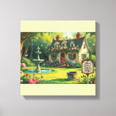 Stretched Canvas Print-Inspirational Quote. (Voorkant)