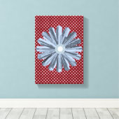 Stretched Canvas Print Moederdag Floral (Insitu (Houten vloer))