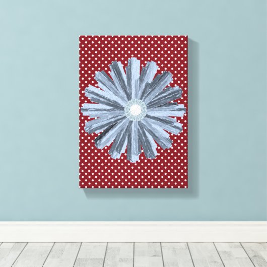 Stretched Canvas Print Moederdag Floral (Insitu (Houten vloer))