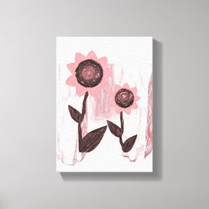 Stretched Canvas Print Moederdag Floral