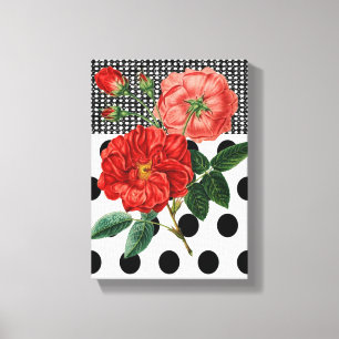 Stretched Canvas Print Moederdag Floral