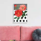 Stretched Canvas Print Moederdag Floral (Insitu (Woonkamer))