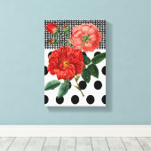 Stretched Canvas Print Moederdag Floral (Insitu (Houten vloer))