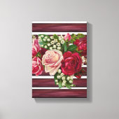 Stretched Canvas Print Moederdag Floral (Voorkant)