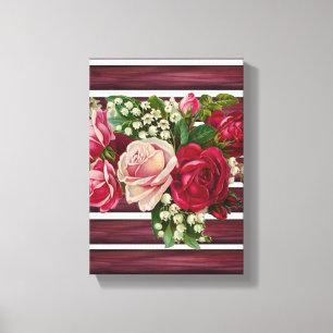 Stretched Canvas Print Moederdag Floral