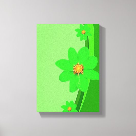 Stretched Canvas Print Moederdag Floral (Voorkant)