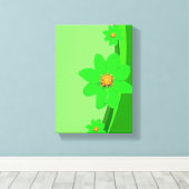 Stretched Canvas Print Moederdag Floral (Insitu (Houten vloer))