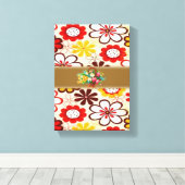 Stretched Canvas Print Moederdag Floral (Insitu (Houten vloer))