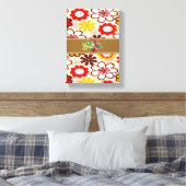 Stretched Canvas Print Moederdag Floral (Insitu (Slaapkamer))
