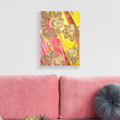Stretched Canvas Print Moederdag Floral (Insitu (Woonkamer))