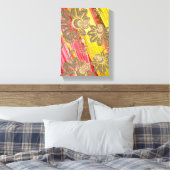 Stretched Canvas Print Moederdag Floral (Insitu (Slaapkamer))