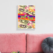 Stretched Canvas Print Moederdag Floral (Insitu (Woonkamer))