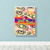 Stretched Canvas Print Moederdag Floral (Insitu (Houten vloer))