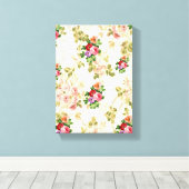Stretched Canvas Print Moederdag Floral (Insitu (Houten vloer))