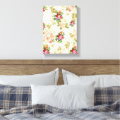 Stretched Canvas Print Moederdag Floral (Insitu (Slaapkamer))