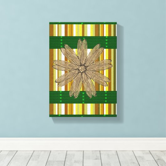 Stretched Canvas Print Moederdag Floral (Insitu (Houten vloer))