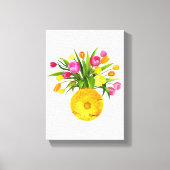 Stretched Canvas Print Moederdag Floral (Voorkant)