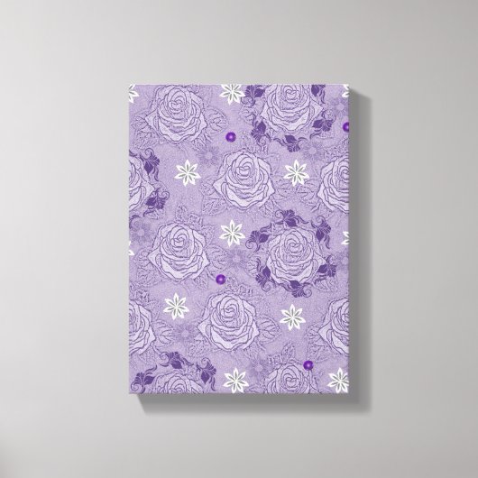 Stretched Canvas Print Moederdag Floral (Voorkant)